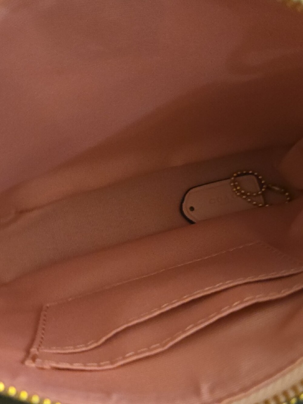 Coach Pebbled Leather Shoulder Bag in Blush - Picture 3 of 7